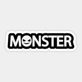 Monster artistic design Sticker